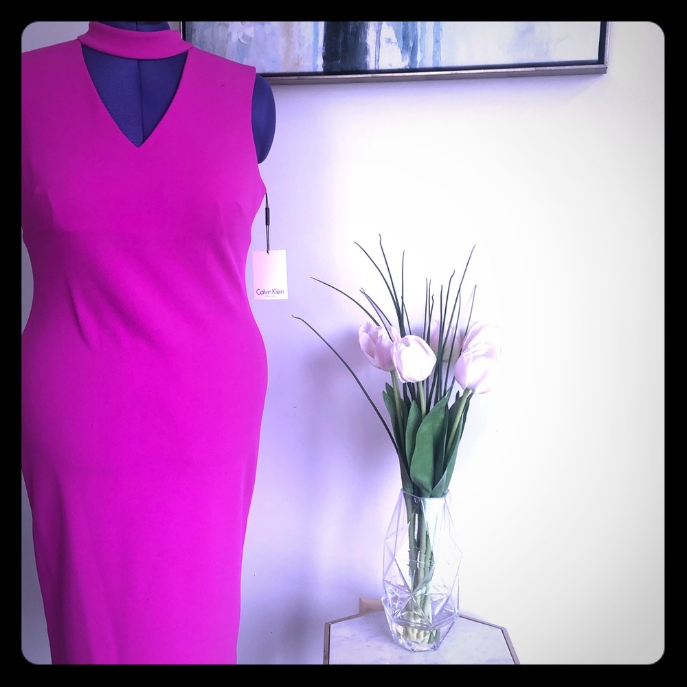 Calvin Klein Fuchsia Dress